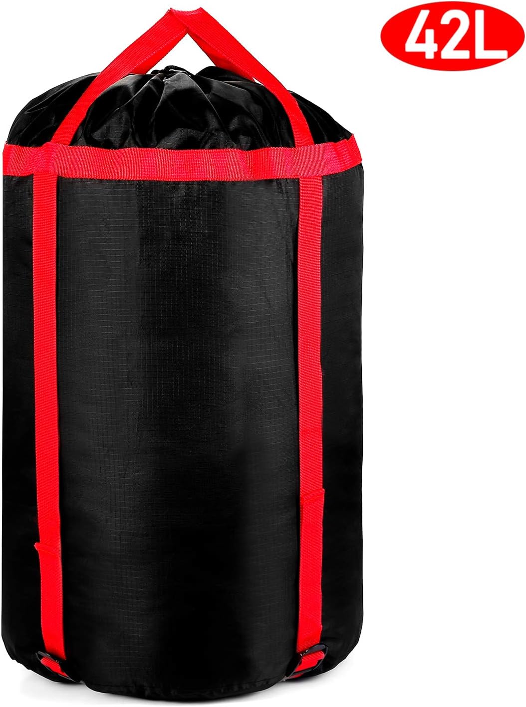 Compression Stuff Sack Storage Bag - Oxford Fabric Sleeping Bag Storage Sack 42L Large Lightweight Organizer Water Resistant Tearproof for Camping Hiking Backpacking Travelling Mountaineering Outdoor