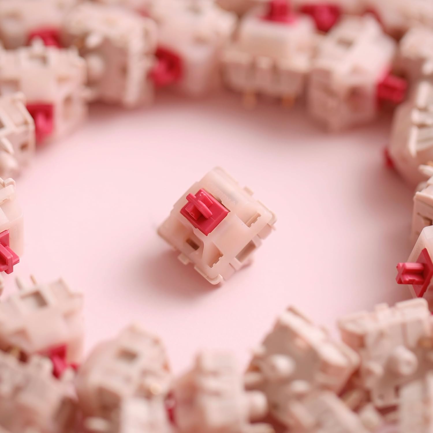 Cherry MX Petal Switch Kit, 36 Mechanical Keyboard Switches for DIY, Hot Swap or Gaming Keyboard, Tactile Switch Without Click Noise, Soft & Tactile