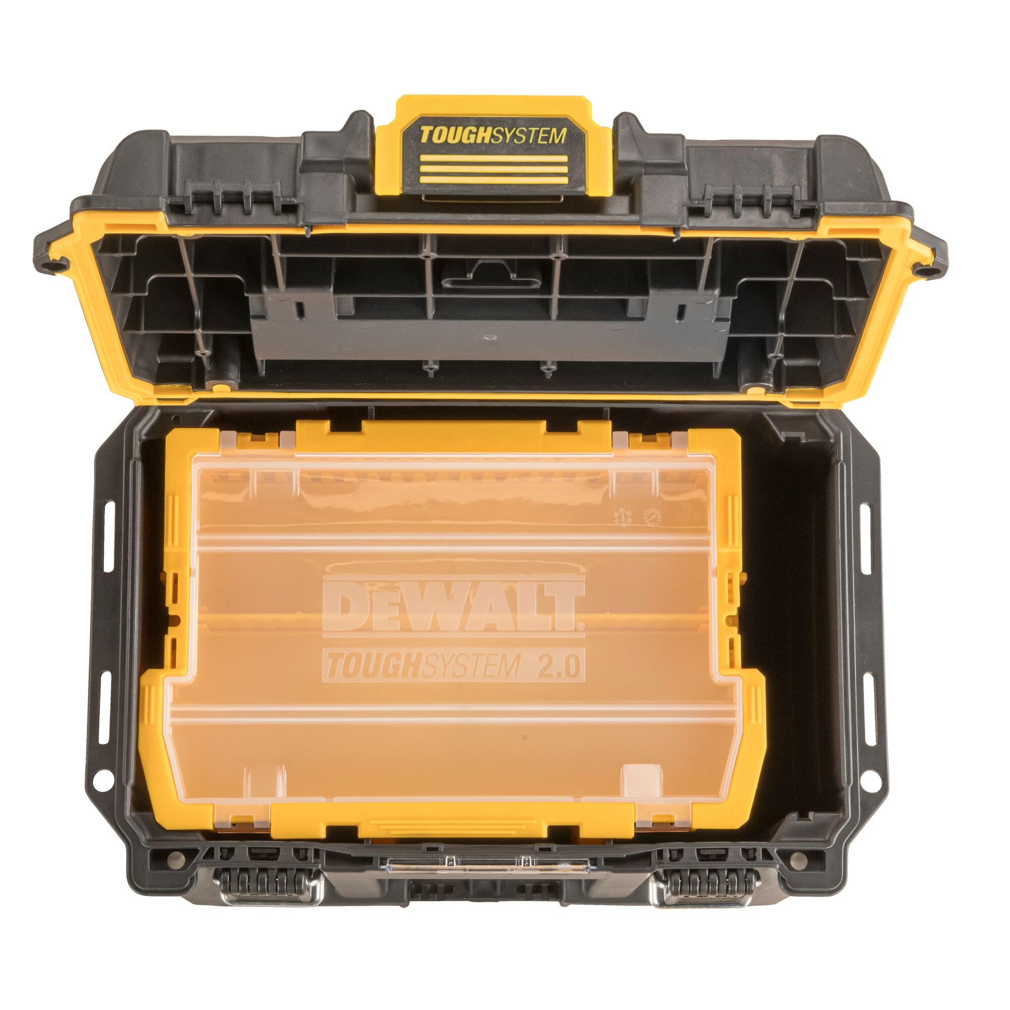DEWALT TOUGHSYSTEM 2.0 Caja de herramientas compacta y duradera con separadores extraíbles (DWST08035)