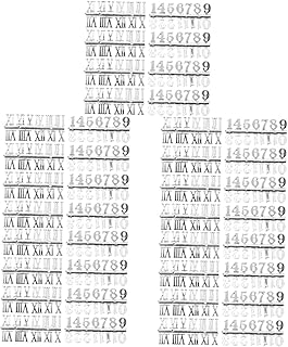 BESPORTBLE 40 Pcs Clock Number Plate Digital Clocks Digital Wall Clocks Decorative Clock Mechanism Clock Numbers Clock Repair Clock Repair Parts Digital Bell Repair Parts Wall Clock Parts