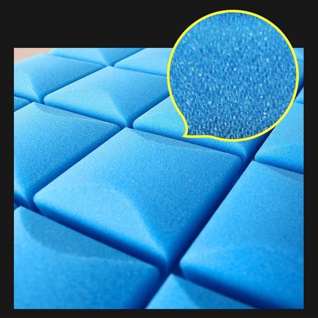 Paneles acústicos, baldosas de Espuma acústica multifunción en Forma de cuña, Paneles acústicos Gruesos y duraderos para decoración de Cine y Estaciones de TV, insonoriza,Yellow