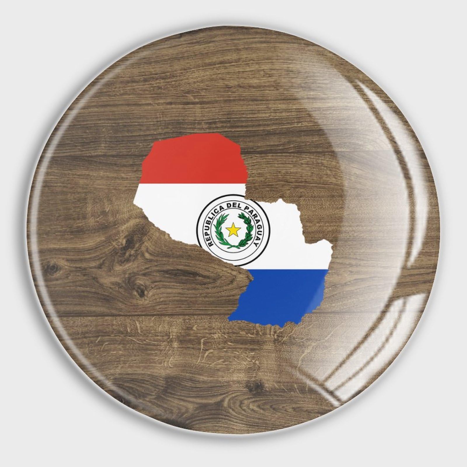 Aimants puissants réfrigérateur drapeau Paraguay pour fixer vos notes sans glisser