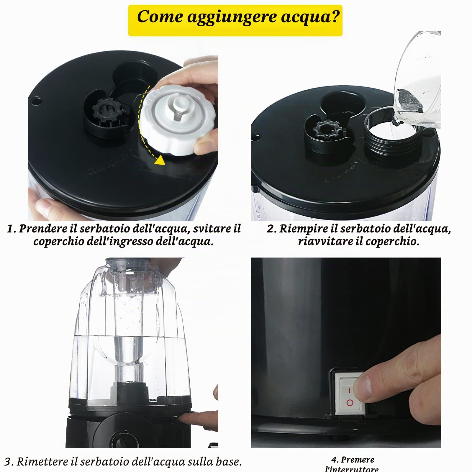 Coospider Nebulizzatore per terrario, 3 l, con tubo (380 ml/h) per rettili e anfibi, funzionamento silenzioso a ultrasuoni, umidificatore ad ultrasuoni per serpenti, camaleonti, tartarughe e paludari