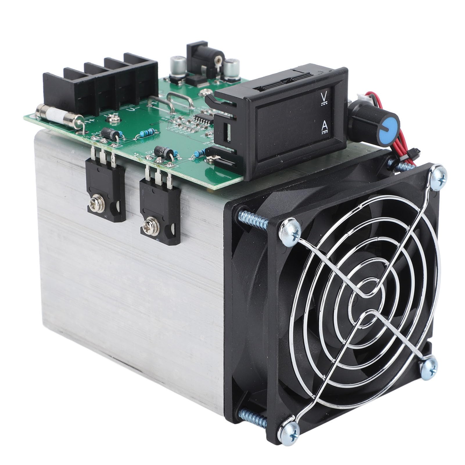 FTVOGUE Elektronischer Lasttester, DC 12 V, Batteriekapazitätstester-Modul, 250 W, 0 Bis 20 A, Digitalanzeige, Konstantlast-Entladungsmesser für Lithium-Batterie-Tests, Heimwerker und