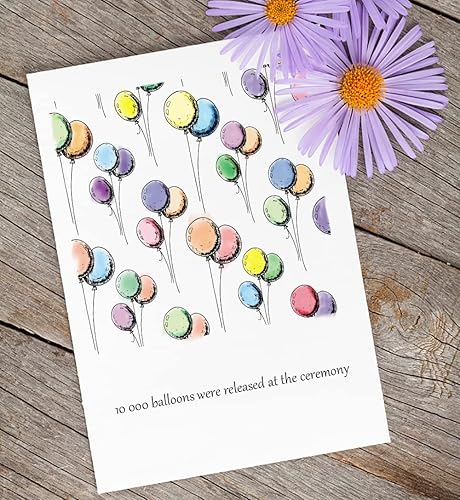 Vista 14 de Sellos transparentes de fondo de burbujas de mar de verano para hacer tarjetas y diarios, sellos de goma circulares de burbujas de aire para álbumes