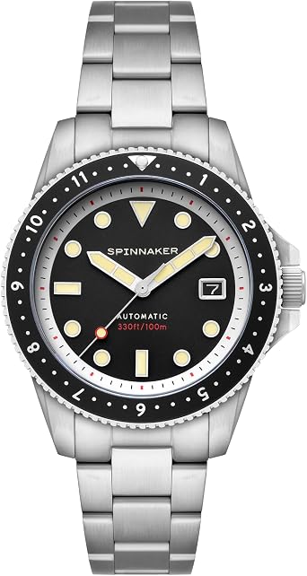 Spinnaker Mens Croft Pioneer Automatic Watch with Solid Stainless Steel Bracelet SP-5136