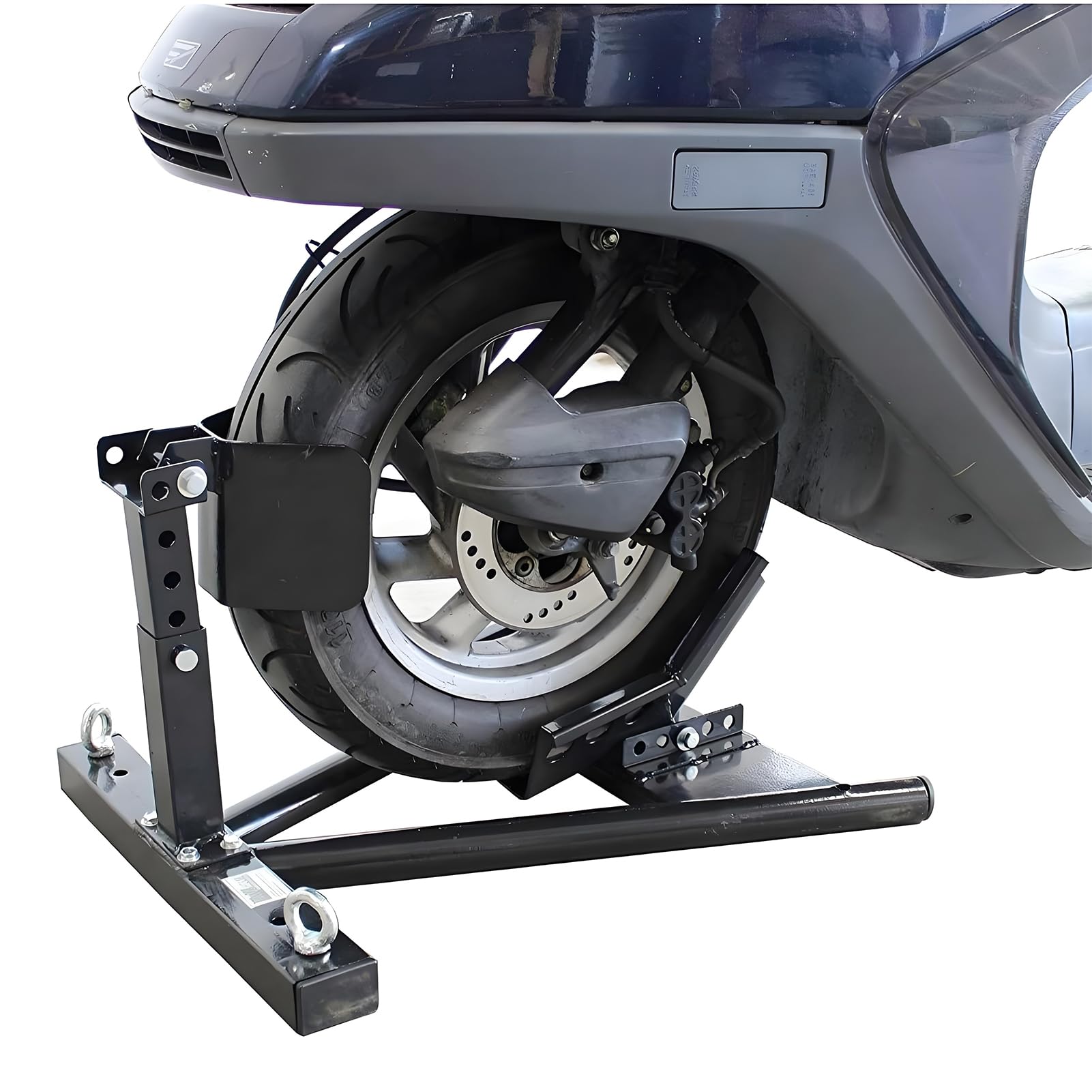 Cavalletto per moto, bilanciere per moto, colore nero