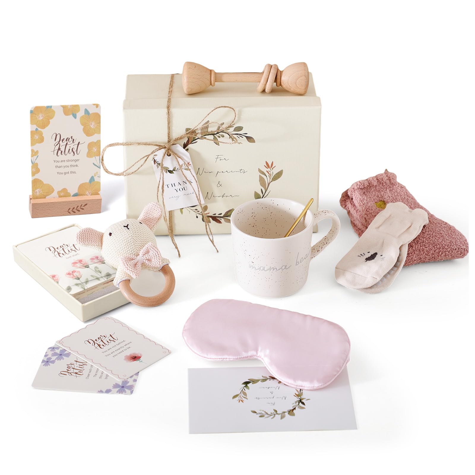 Baby Gifts for Birth Girl Personalised Gifts Baby,Baby Gift Set, Newborn Gift boy Set Birth Party Baby Newborn Gift Toys (Rabbit,Big)