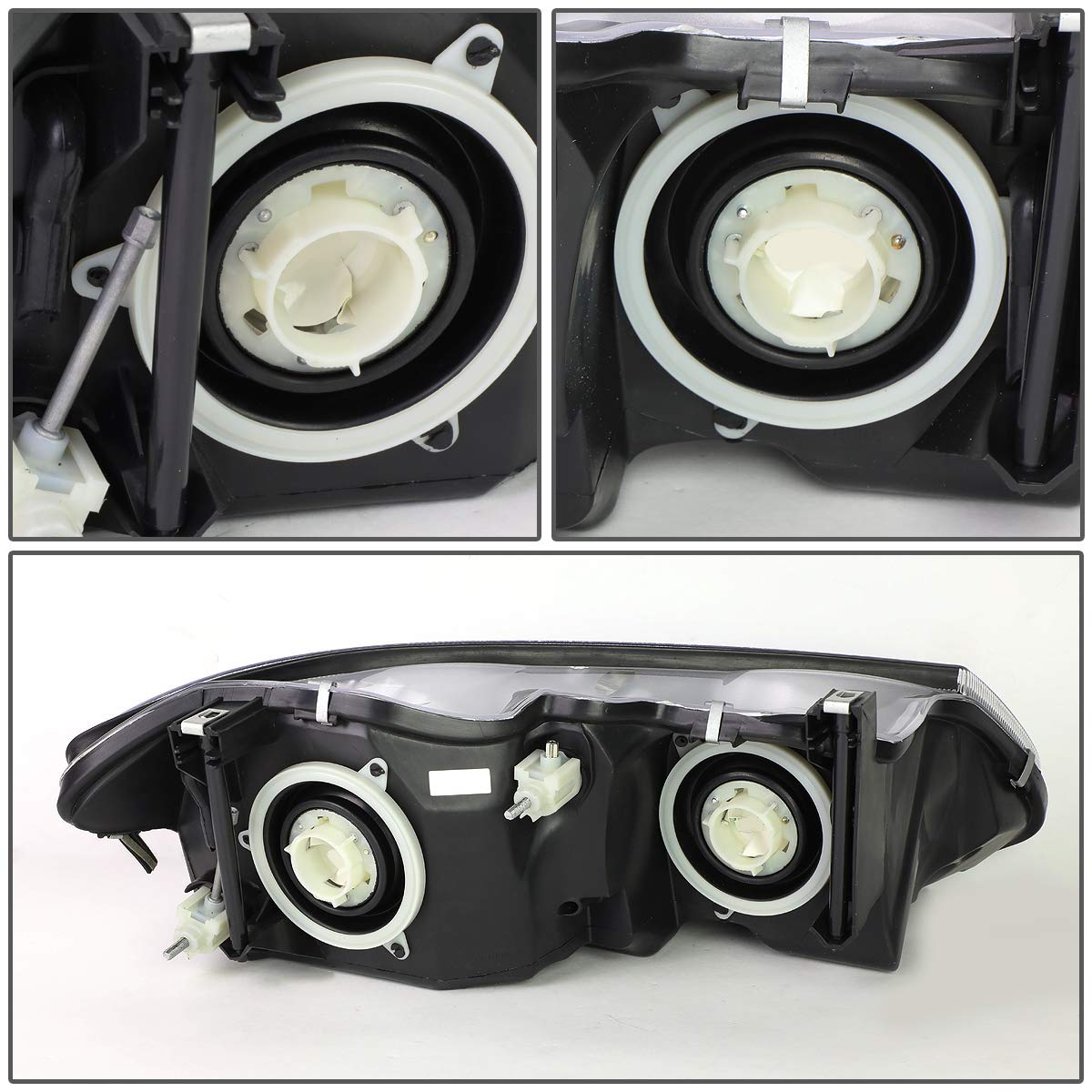 DNA MOTORING Hl Oh Dd974p Bk Am Faros Delanteros De Montaje (Lado Del