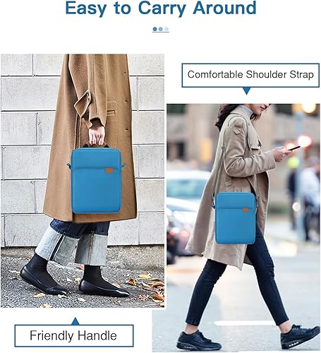 Vista 84 de MoKo Funda para tablet de 9 a 11 pulgadas, con asa para el hombro, se adapta a iPad Air M3 de 11 pulgadas, iPad A16 2025, Pro de 11 pulgadas, iPad