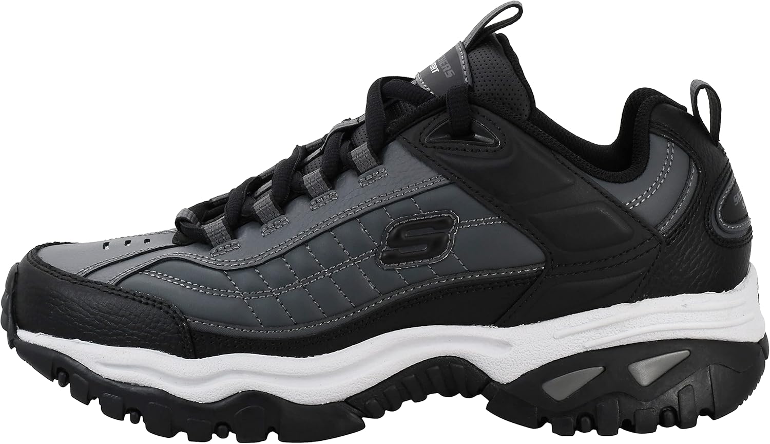 Skechers Energy Afterburn Downforce MNS mens SHOES 39.5 EU X-Wide Black/Grey