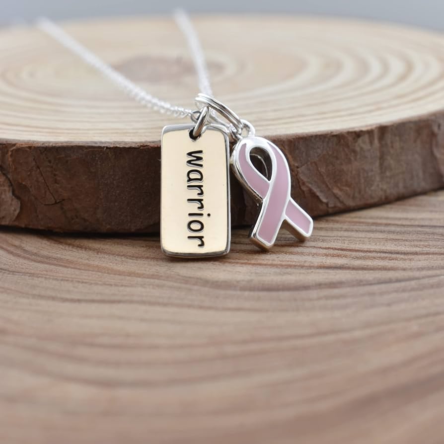 Amazon.com: Breast Cancer Survivor Necklace | 925 Sterling