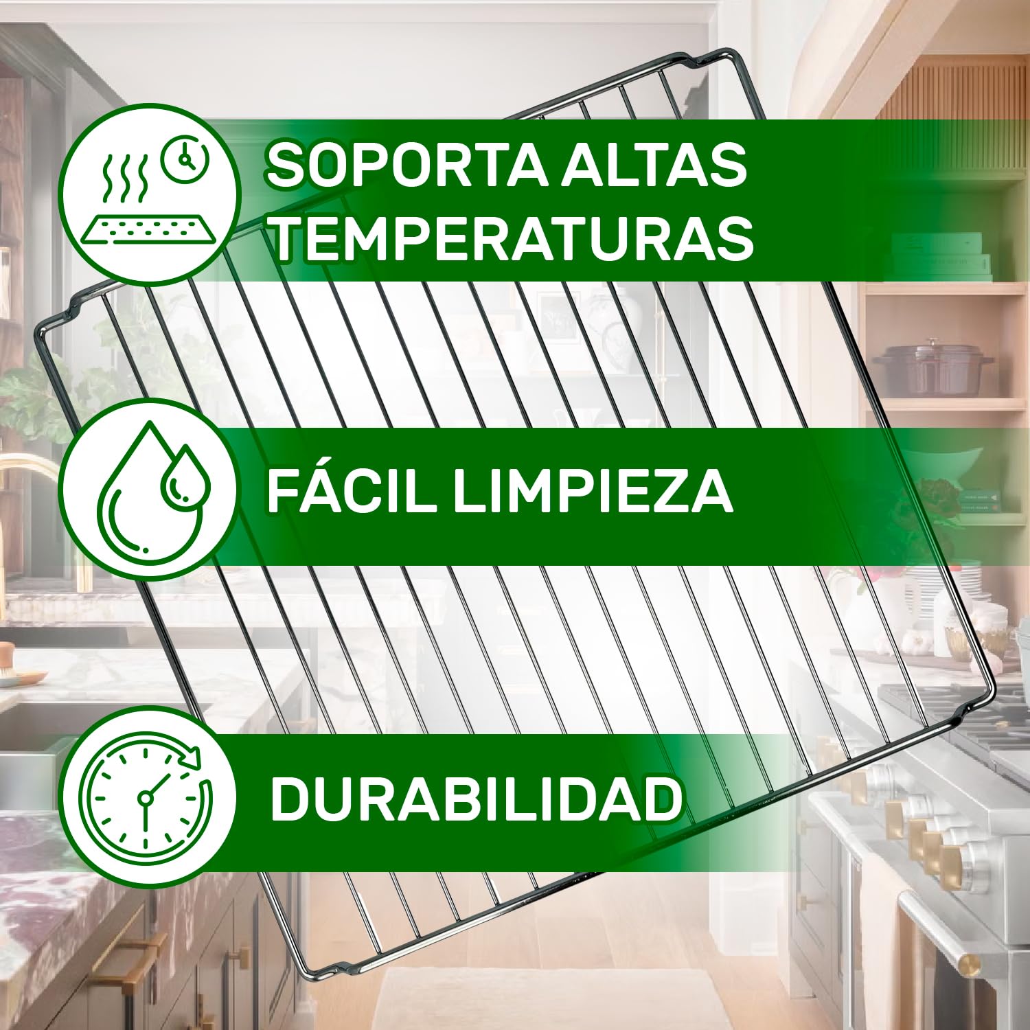 Ajustable Rejilla Horno Universal o Frigorífico 370-650 x 310mm - ONIX TECH