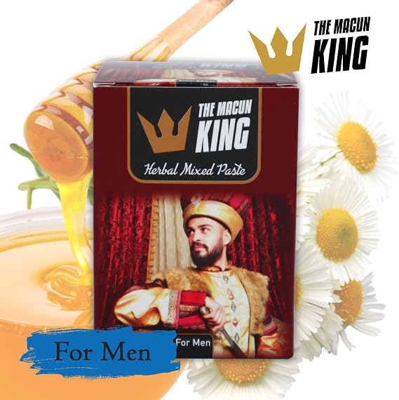 Herbal Mixed Paste 240 gr Turkish Honey Macunu King Paste+ Free 30 Ashwagandha Capsules for Mind Relaxation