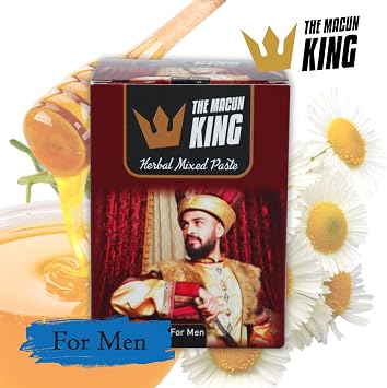 Herbal Mixed Paste 240 gr Turkish Honey Macunu King Paste+ Free 30 Ashwagandha Capsules for Mind Relaxation