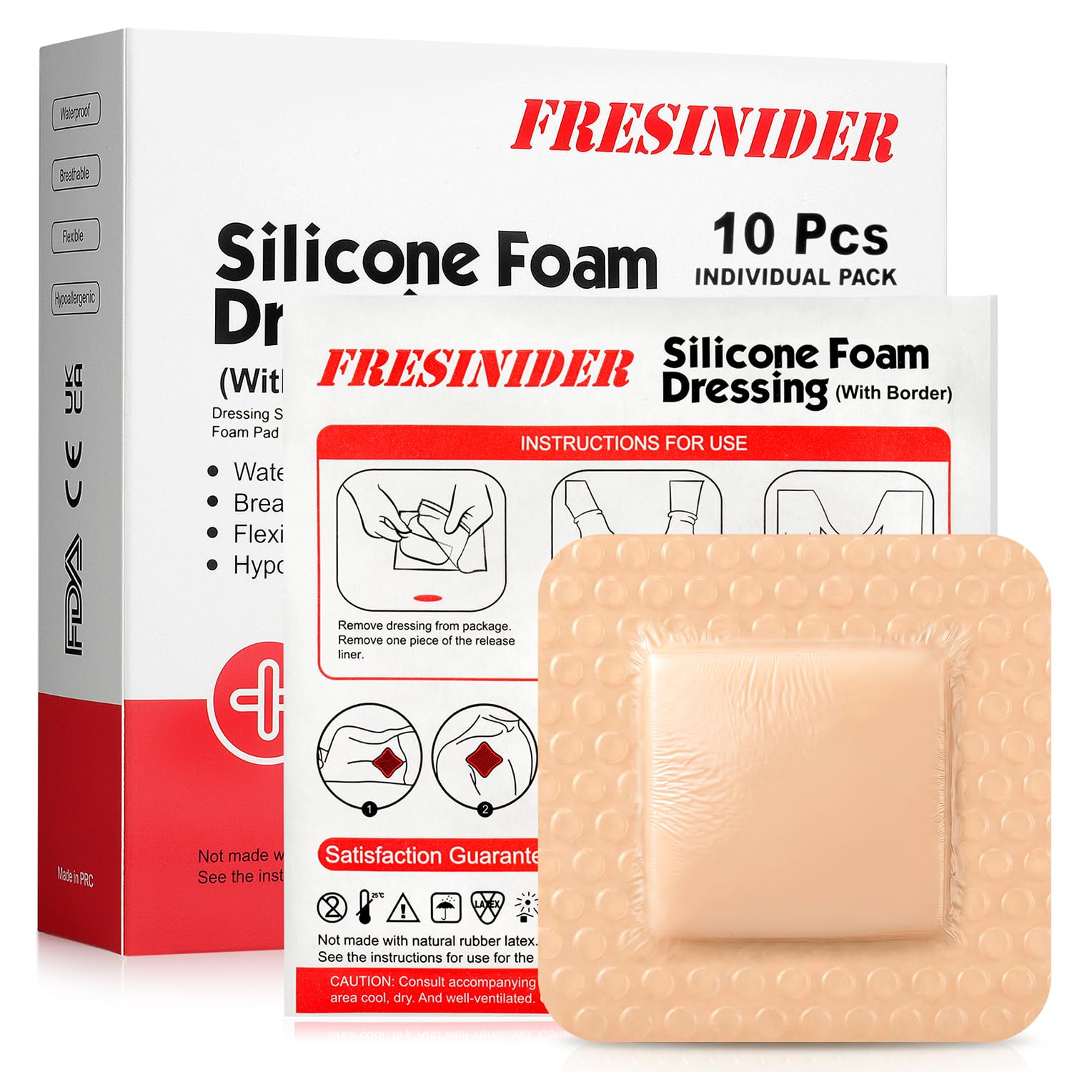 Silicone Wound Dressings - Waterproof & Adhesive -9