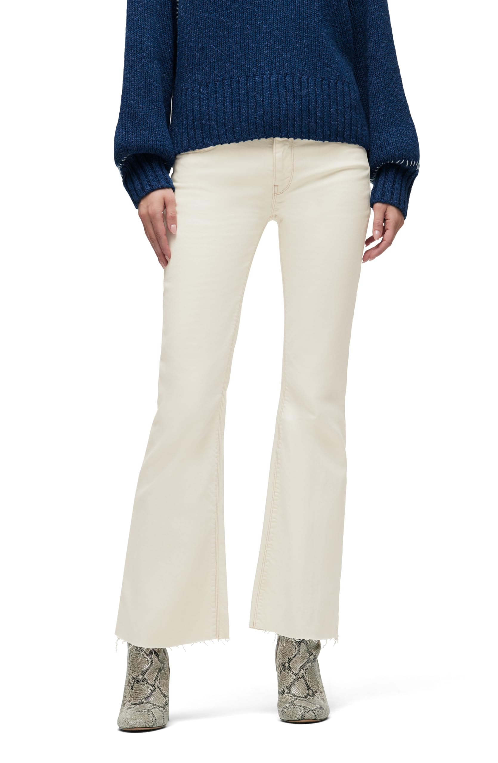 Hudson - Nico Mid-Rise Bootcut Barefoot, Jeans Donna