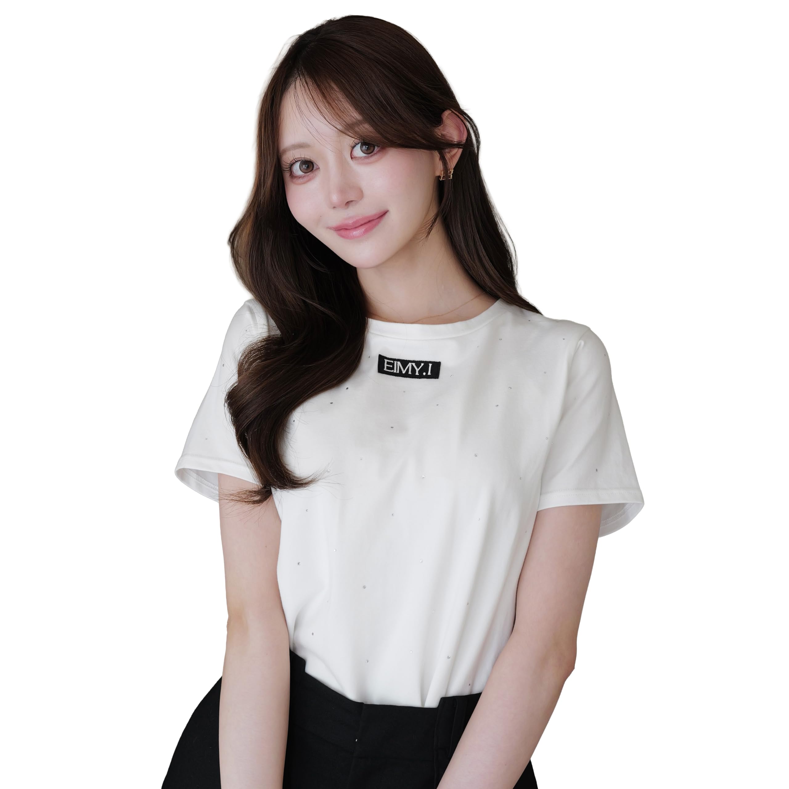 Amazon | [EIMY ISTOIRE] 10th Chapter T shirt (WHITE) レディース T