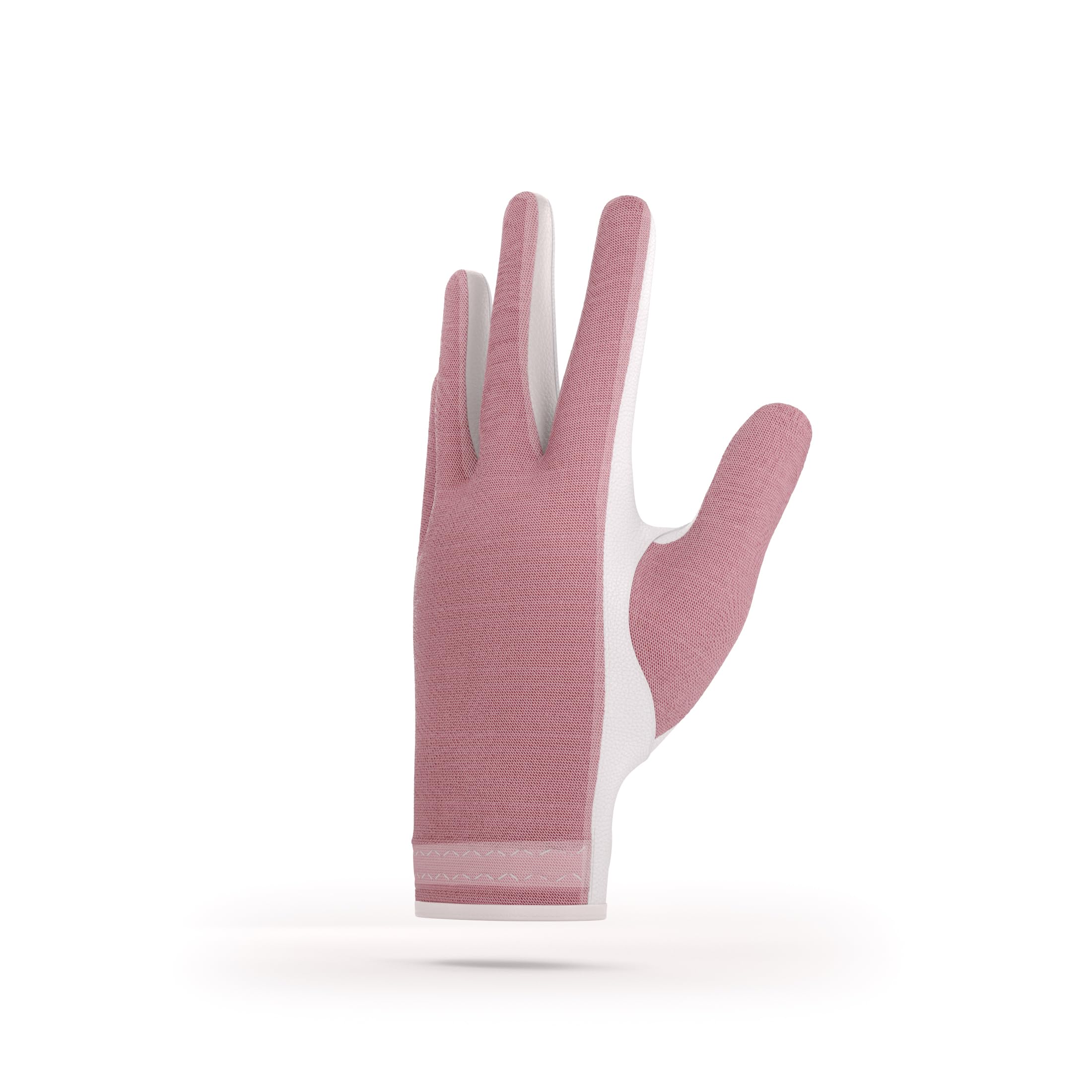 Kyniog Ladies Golf Gloves for Women, Tan-Through Pink, Left Hand Right Hand, Breathable Leather, All Weather Grip, Cabretta Leather (M, Left)