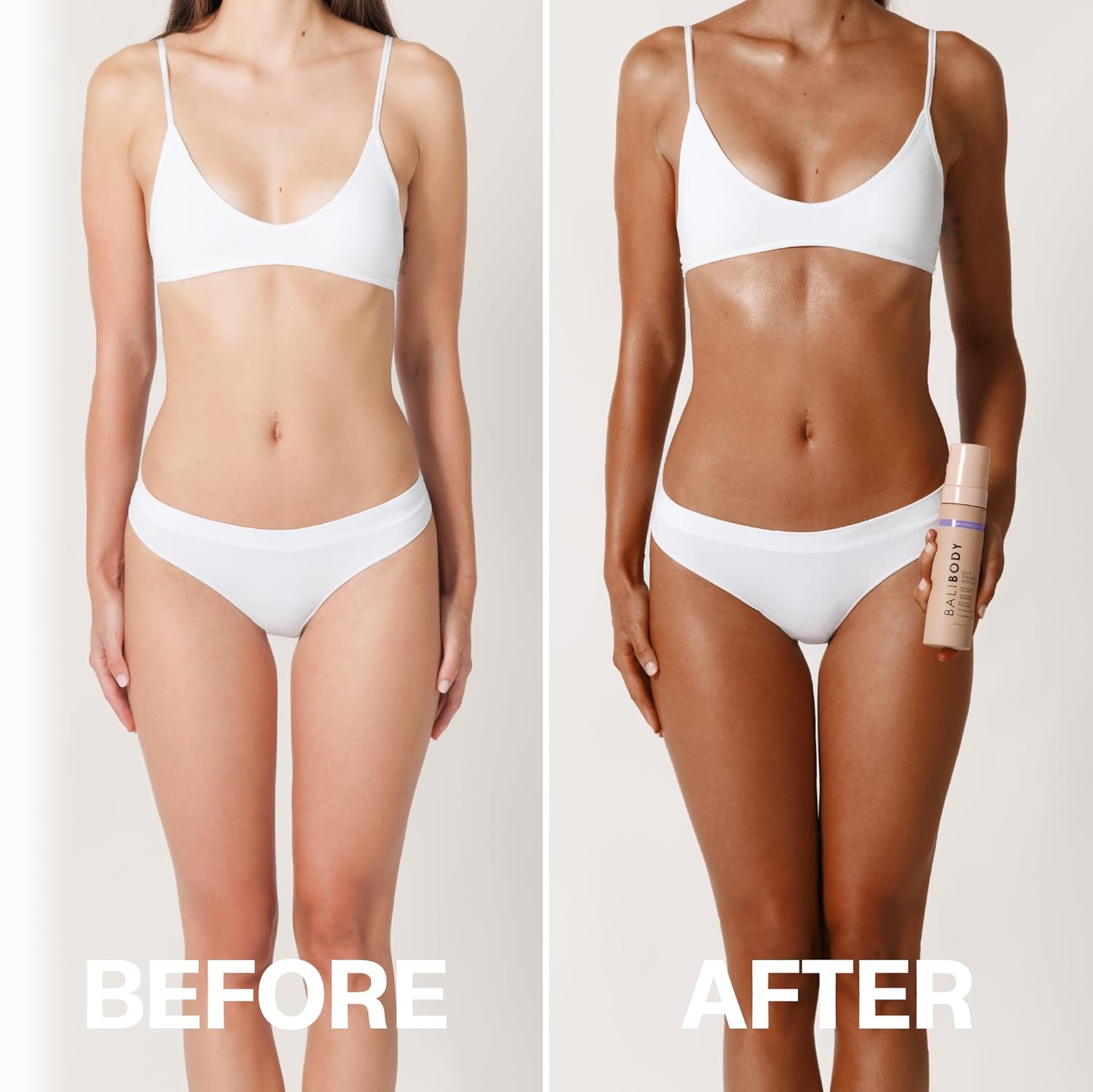 Bali Body Deep Violet Self Tanning Mousse – Self Tanner Mousse Violet-Based Formula for Dark, Fake Tan with Olive Undertones – Hydrating, Sunless Tanner for Sensitive Skin – 200ml / 6.7fl oz - Image 3