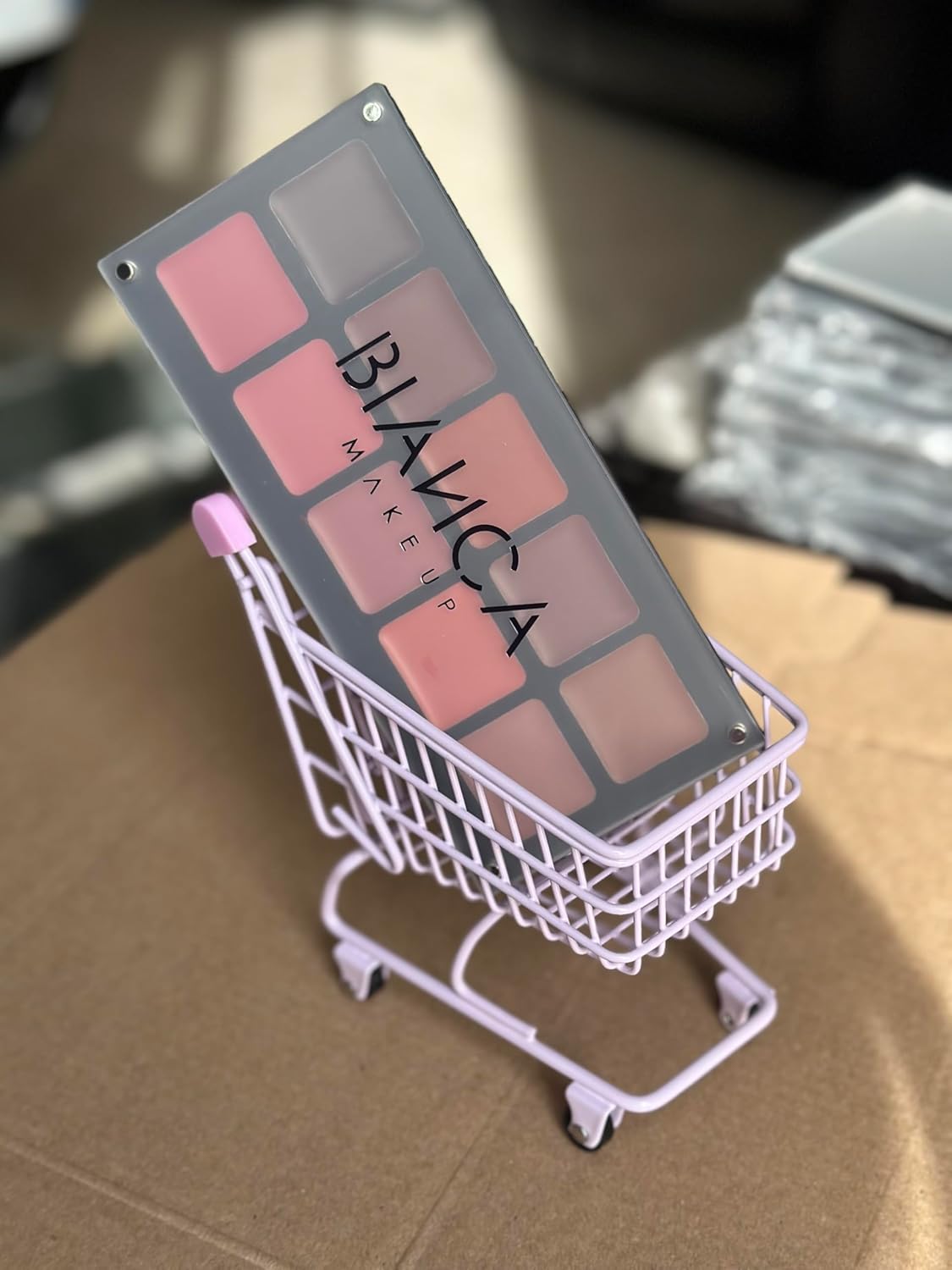 Cheeks & Lip Palette | Lipstick and Blush | Cream Formula | Reusable Magnetic Case | For All Skin Types (Coffe, Nude)