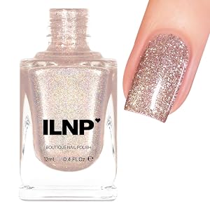 ILNP Crystal - Light Champagne Gold Ultra Metallic Nail Polish