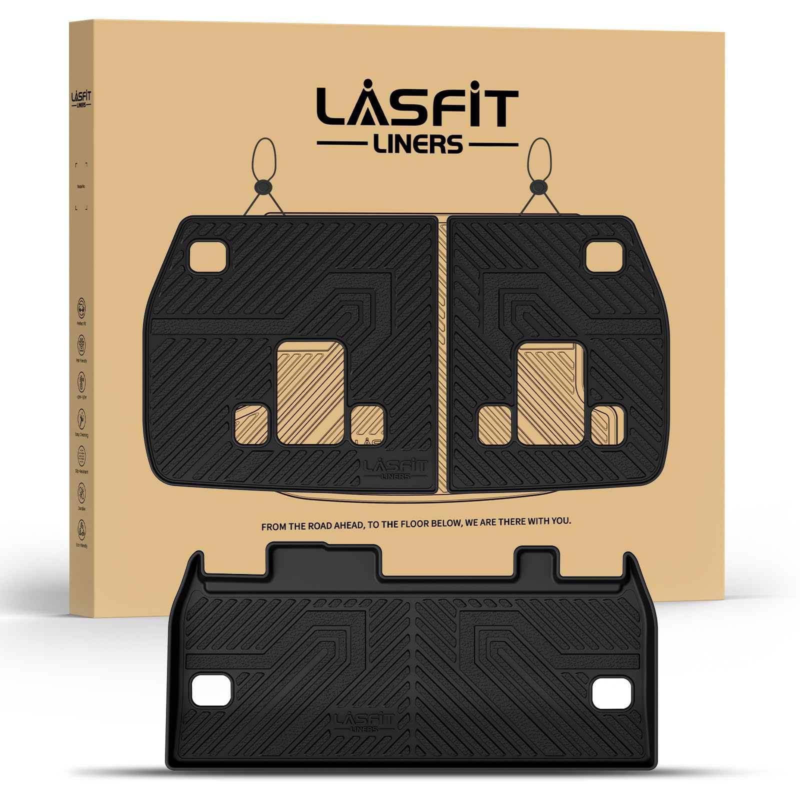 LASFIT Cargo Mats for Kia Carnival 2022-2027 /Kia Carnival Hybrid 2025-2027