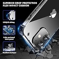 Vista 3 de ORIbox - Funda compatible con iPhone 12 Mini, con 4 esquinas y protección a prueba de golpes