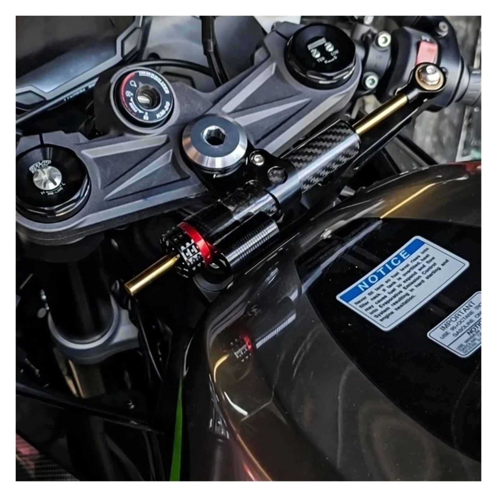 Amazon.com: ZX-6R Steering Dampers Motorcycle Accessories Steering