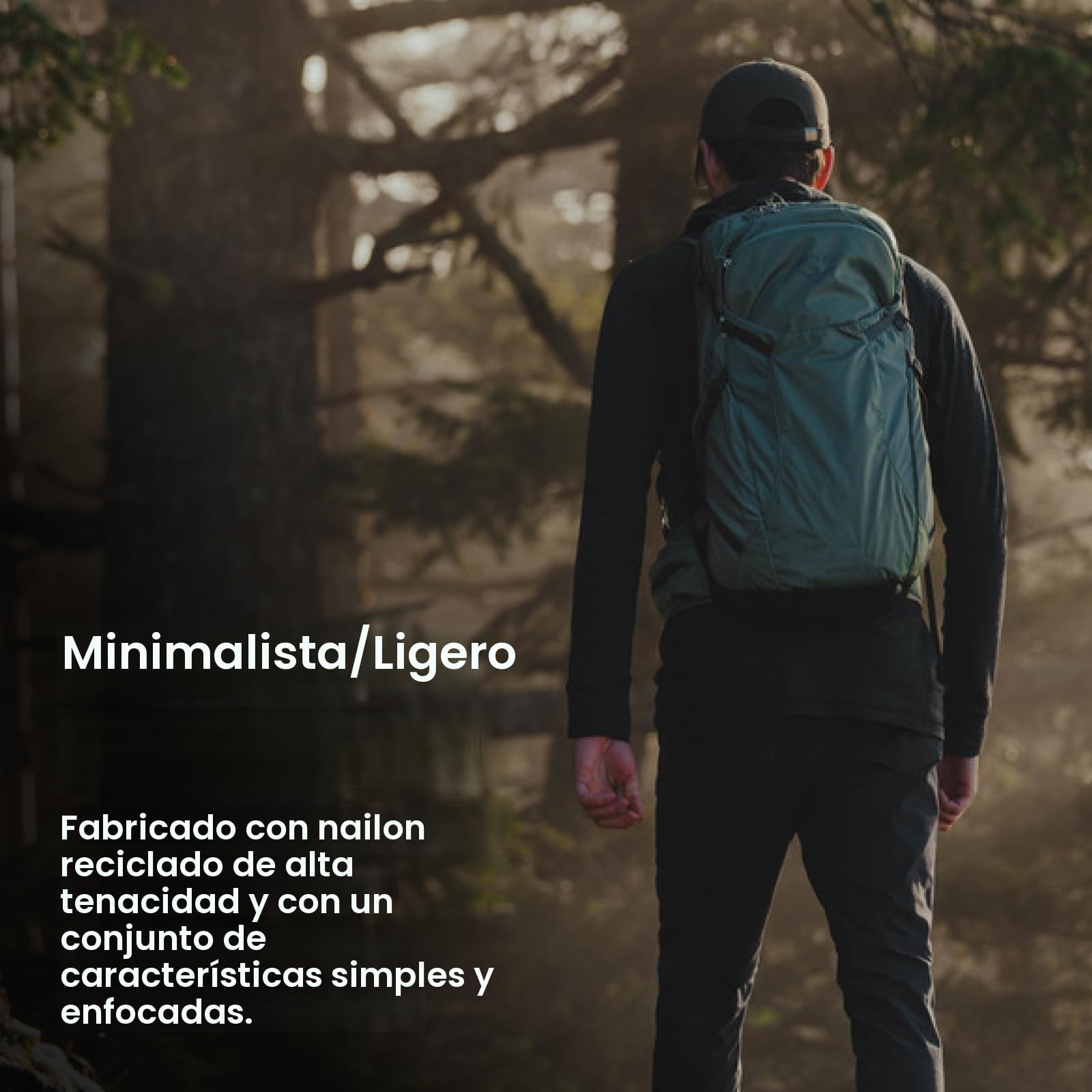 Osprey Sportlite Mochilas de senderismo unisex - Diseño minimalista y ligero - Panel trasero Airscape - Bolsillos para botellas de agua - Cinturón