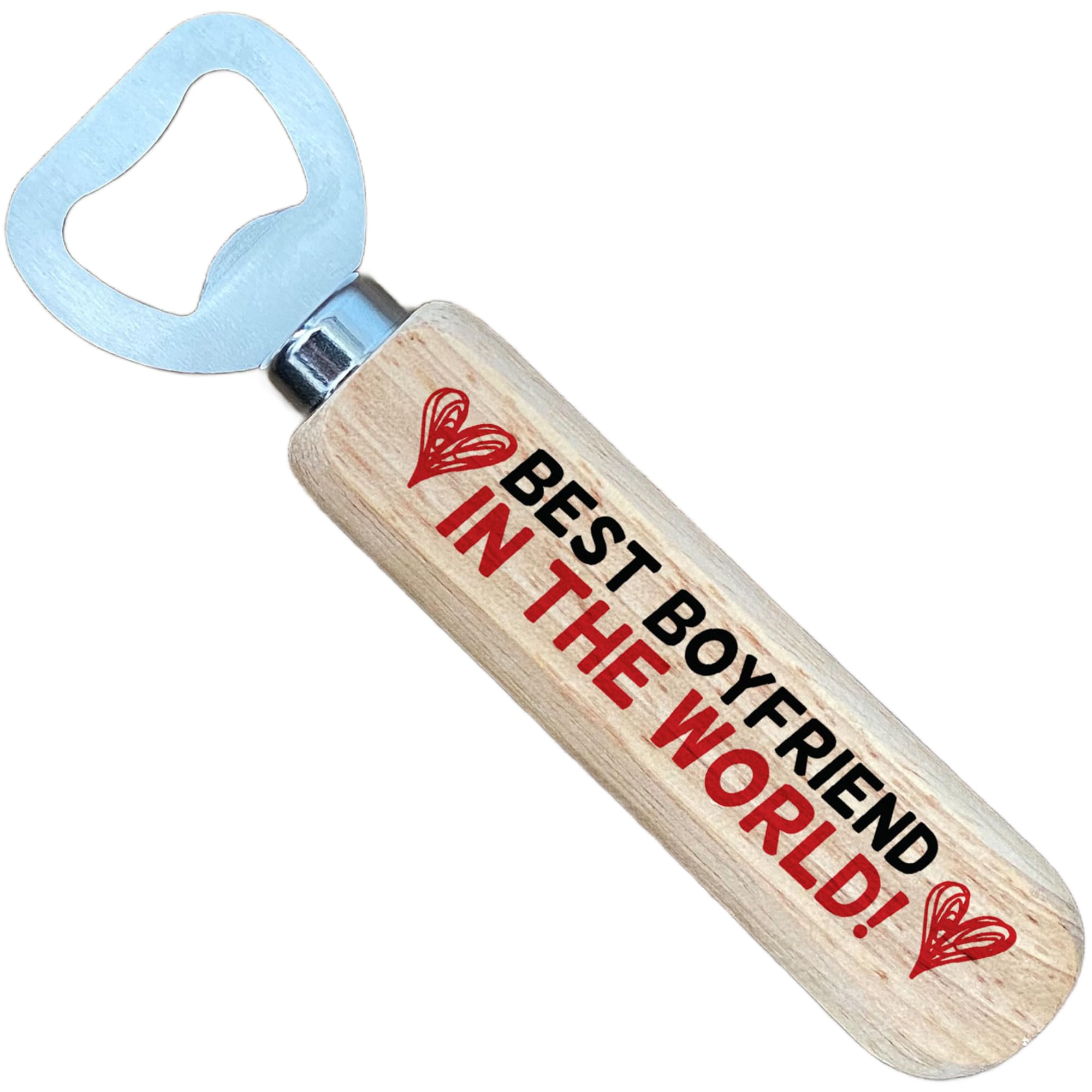 Red Ocean Wooden Bottle Opener Gift for Boyfriend Anniversary for Boyfriend Gifts for Him