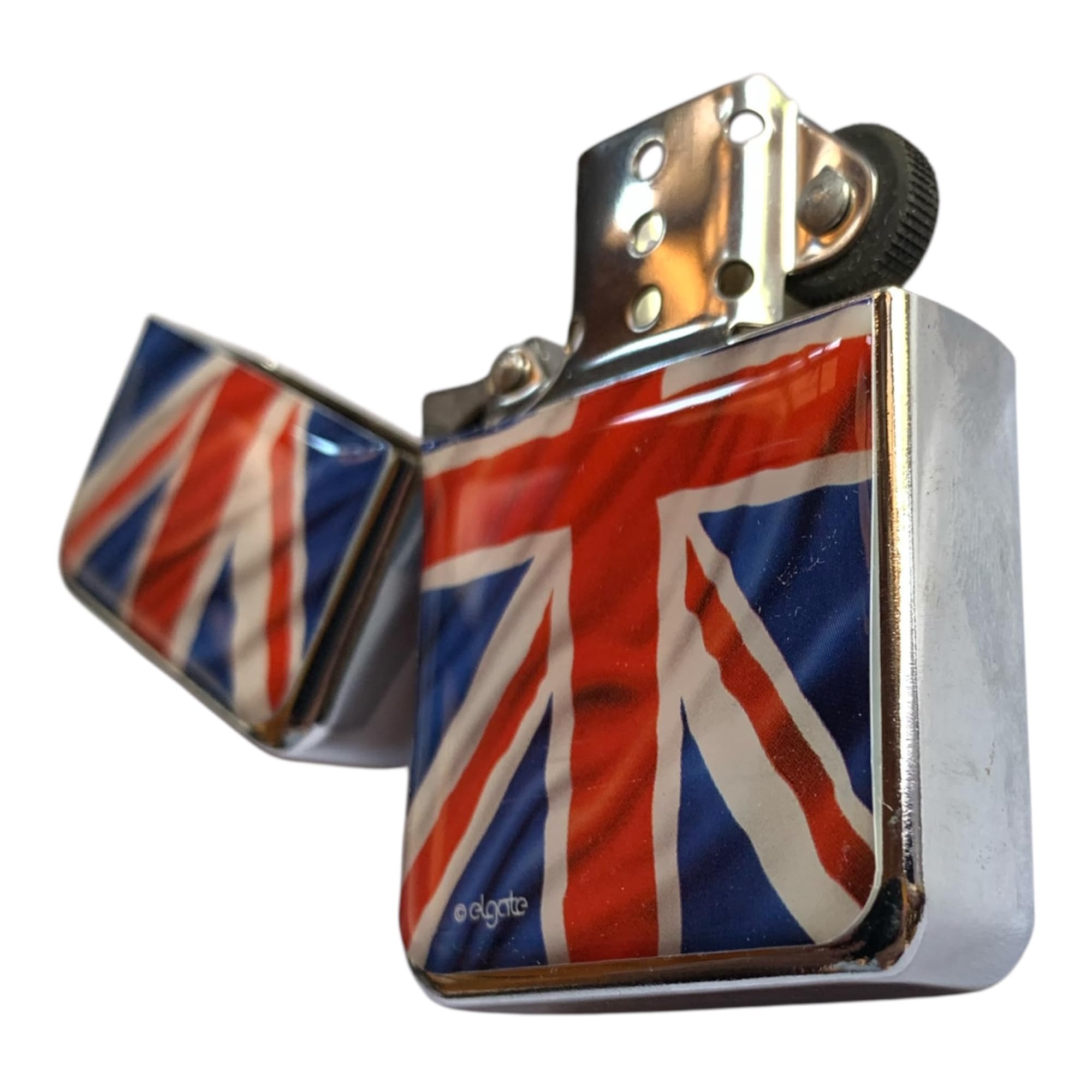 Elgate Refillable Wind Proof Union Jack Flag Lighter