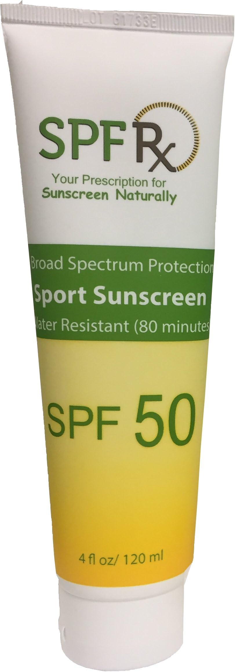 SPF 50 Sport Lotion - Water Resistant Sunscreen- Broad Spectrum UVA & UVB Protection- Non Greasy Residue Sunblock (4 oz)