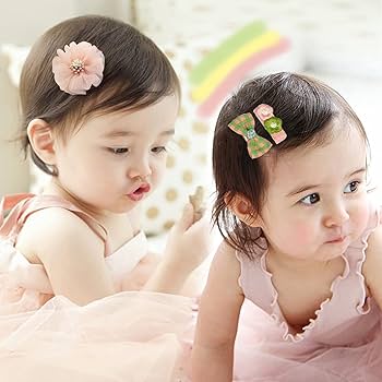 ❁二重お花❁ ベビーヘアピン　ベビーヘアクリップ　ベビーヘアゴム 楽天市場】子供 ヘアクリップ 花 2本セット レザー 調 出産祝い