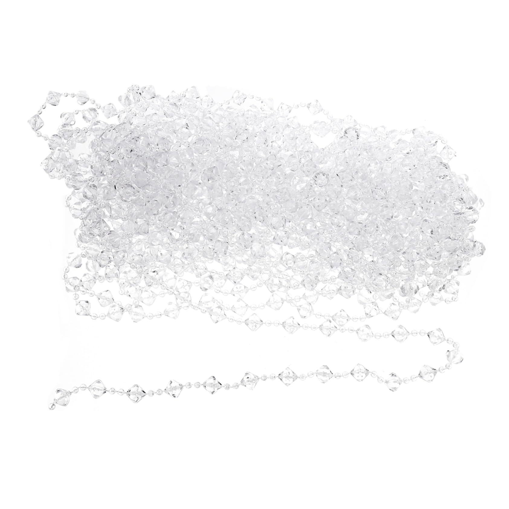 OATIPHO1pc crystal bead chain decoration gem bead strands rainbow window prism hanging crystal ornament beaded manzanita tree hanging chandelier bead chain wedding gemstone beads Acrylic