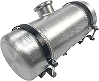 Vista 9 de JSD - Tanque de combustible redondo giratorio de aluminio de 2 galones, 6 x 18 pulgadas, llenado central, salida NPT de 1/4 pulgadas para mini