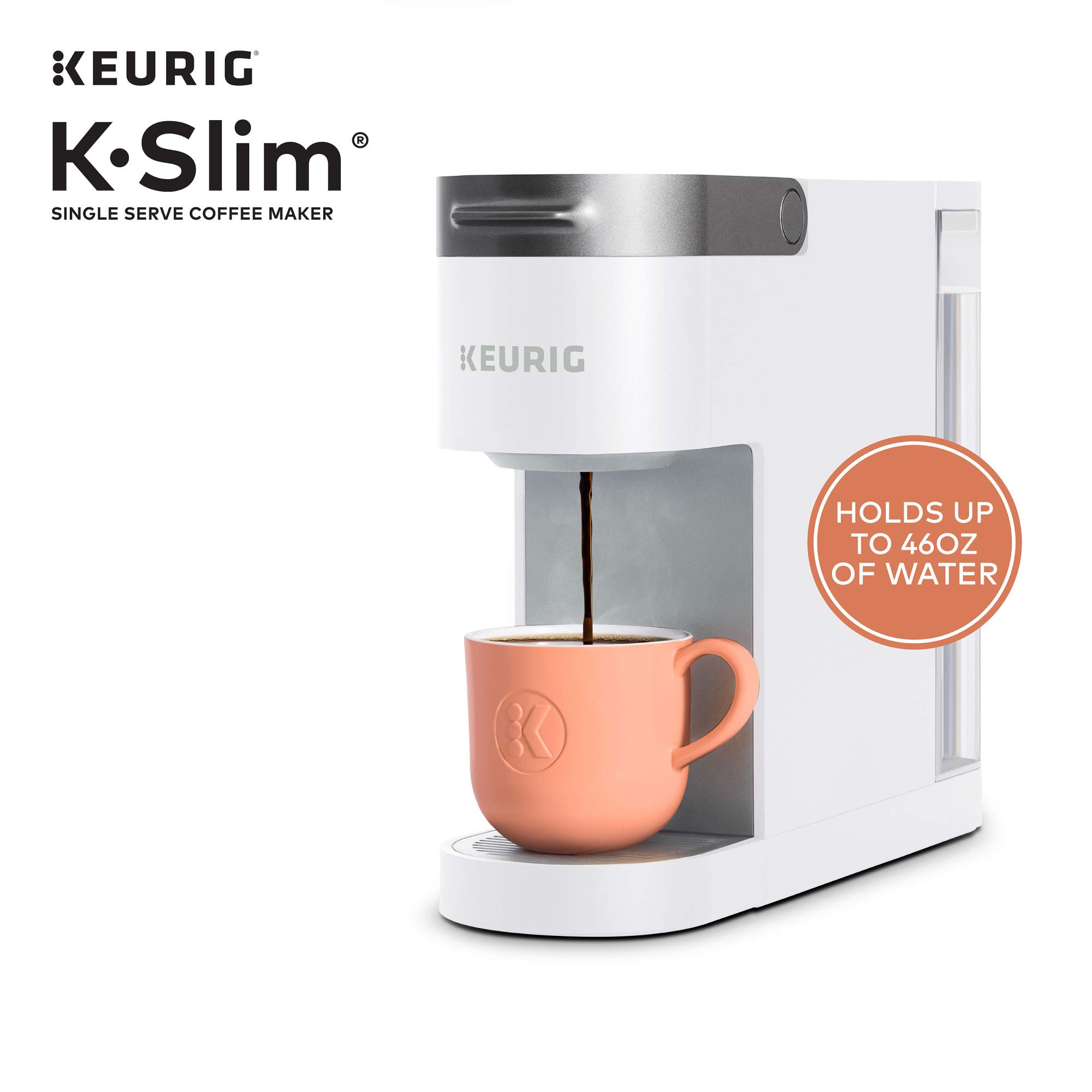 Buy Keurig K Slim Single Serve KCup Pod Coffee Maker, Multistream Technology, White Online at
