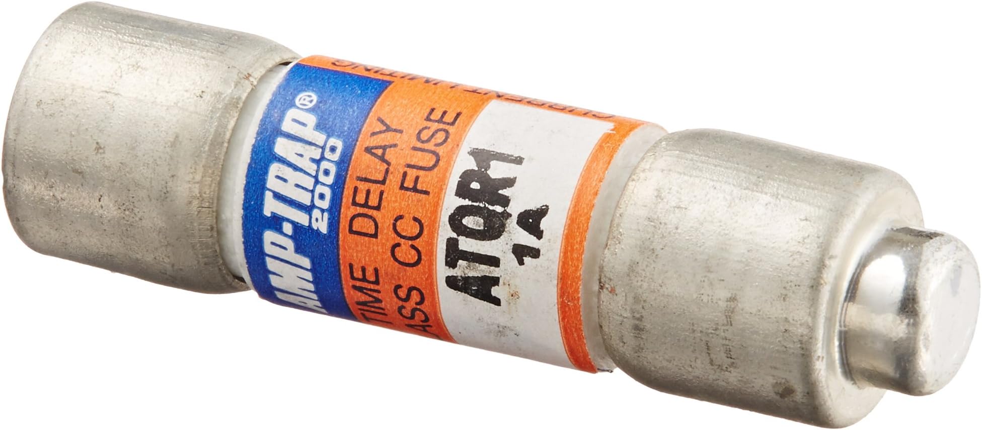 Mersen ATQR Time-Delay/Class CC Small-Dimension Fuse, 600VAC/300VDC, 200kA AC/100kA DC, 1 Ampere, 13/32" Diameter x 1-1/2" Length