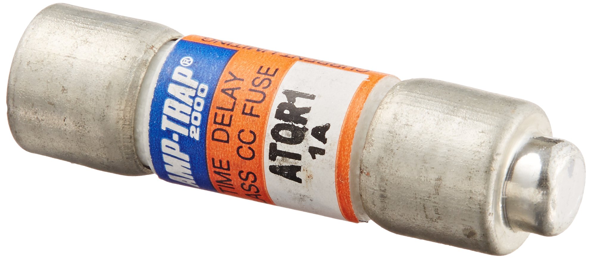 Mersen ATQR Time-Delay/Class CC Small-Dimension Fuse, 600VAC/300VDC, 200kA AC/100kA DC, 1 Ampere, 13/32" Diameter x 1-1/2" Length