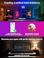 Vista 4 de ILC Bombillas inteligentes Alexa (equivalente a 120 W) compatibles con Alexa solamente, 1200 lúmenes, cambio de color, temperatura