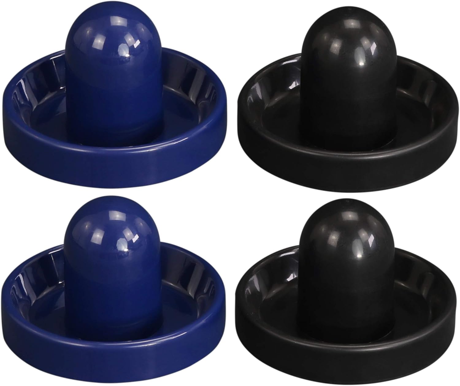 Iconikal Air Hockey Replacement Puck Pusher Paddle Strikers, Large, Black and Navy, 4-Pack : Sports & Outdoors