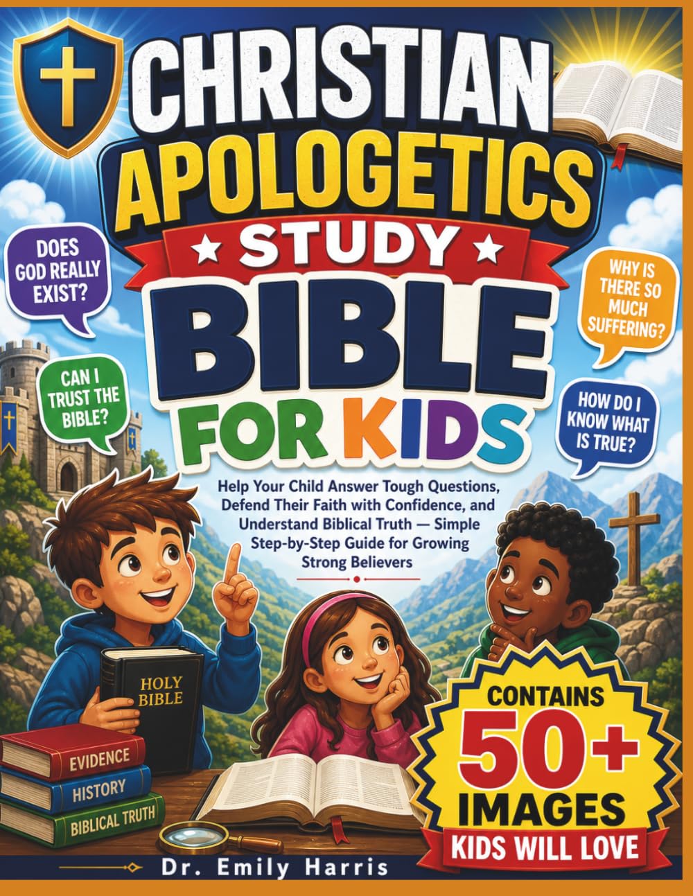 CHRISTIAN APOLOGETICS STUDY BIBLE FOR KIDS: Help Your Child Answer Tough Questions, Defend Their Faith with Confidence, and Understand Biblical Truth ... Guide for Growing Strong Believers