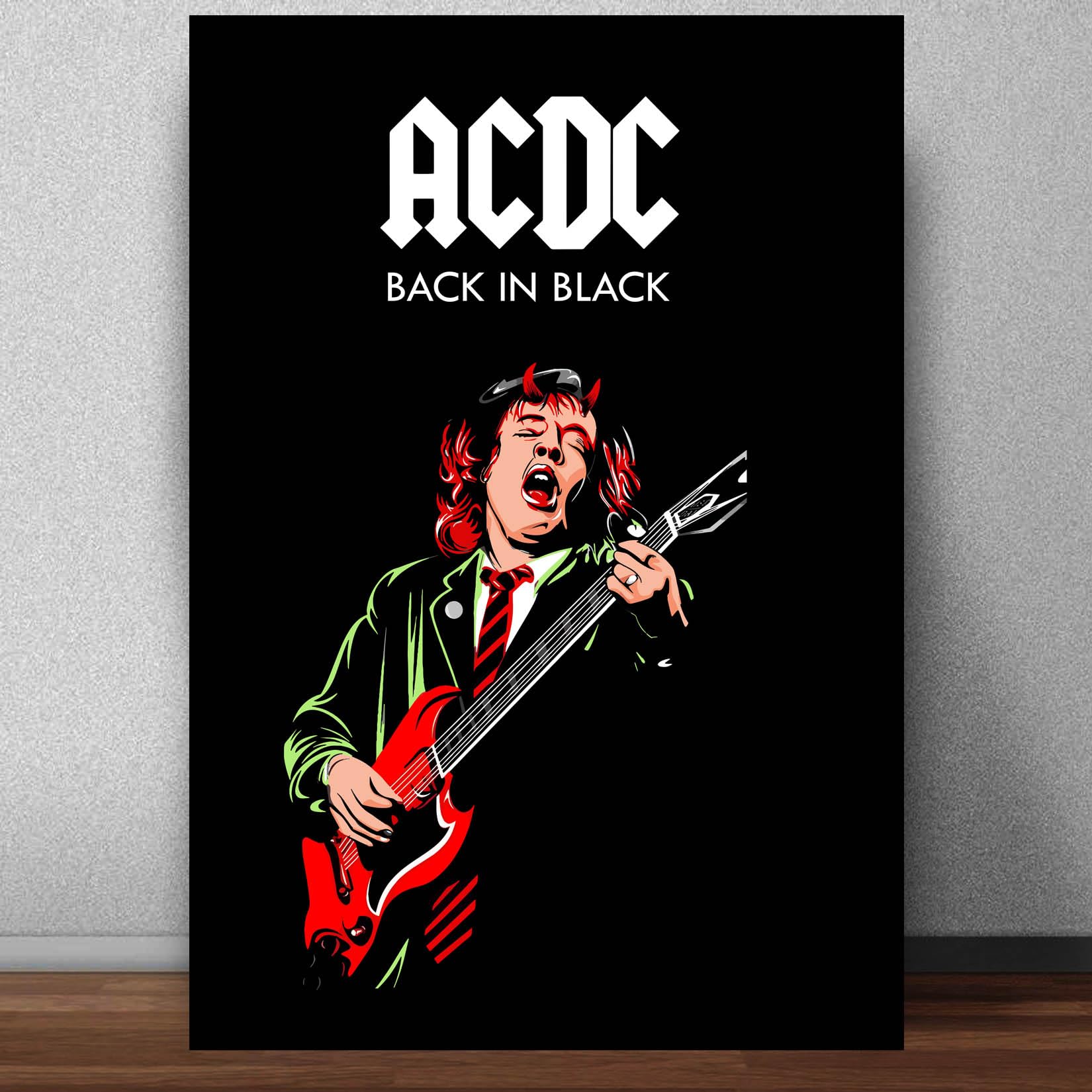 Acdc Back In Black Wallpaper