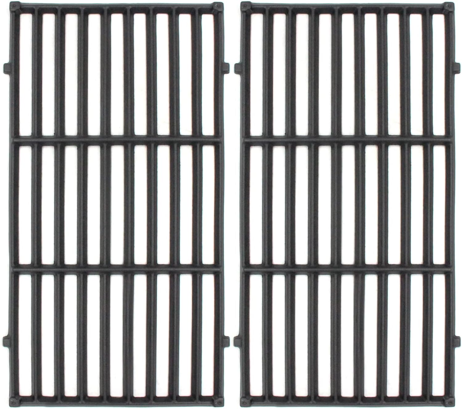 Hongso 17.5" Cast Iron Grill Grates Replacement Parts for Weber Spirit 200 Series, Spirit E-210 S-210, Spirit II 210 Series (2017 and Newer) Gas Grills (with Front-Mounted Control Panels), 7637 PCG637