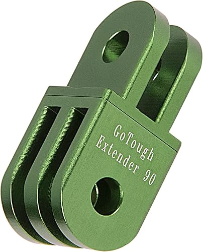 Miniatura 9 de Fotodiox GoTough - Brazo extensor rojo de 90 grados, brazo de extensión de metal con giro de 90 grados compatible con GoPro HERO3, HERO3+, HERO4,