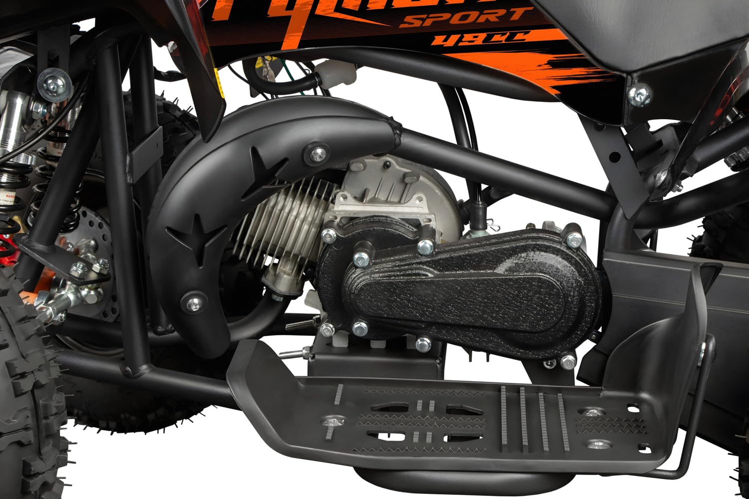 Python Sport X-Tire 49cc Mini Kinderquad 6 Zoll 2-Takt Automatik Quad Drossel Easy Starter (Grün)