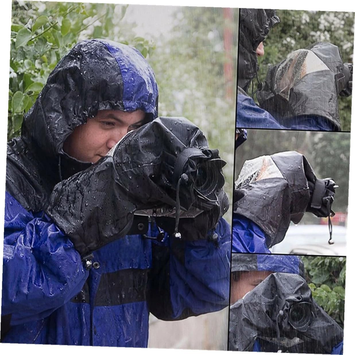 Artibetter Outdoor Camera Rain Cover for DSLR with Waterproof Dustproof Raincoat, Protective Sleeve for Long Telephoto Lens, Suitable for Hunting and Birdwatching Photography