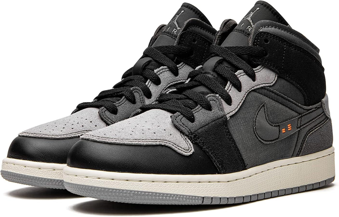 Amazon.com | Jordan Boy's Air 1 Mid SE Craft (Big Kid) Black