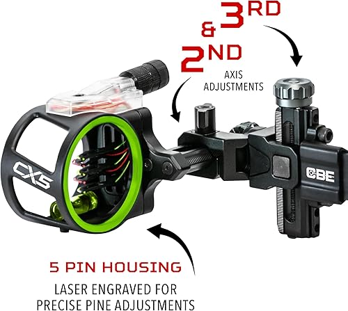 Miniatura 2 de CBE CX5, Barra de Carbono 5 Pines Sight.019, Negro, Estándar