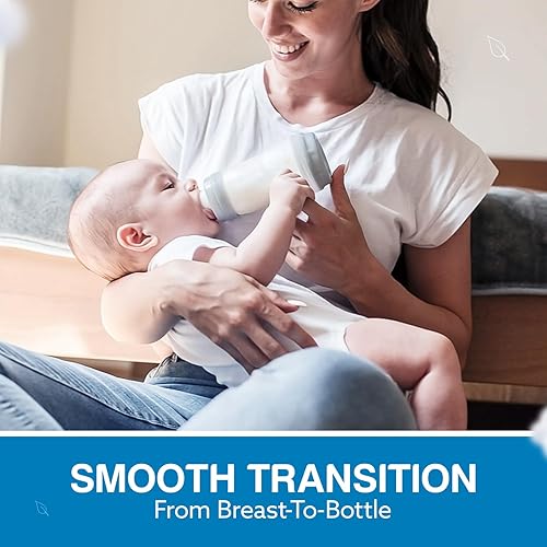 Miniatura 6 de Baby Proof Me Essentials Tetinas de biberón de flujo medio, paquete de 2, pezones de nivel 2 para más de 3 meses, pezones de silicona SkinSoft para